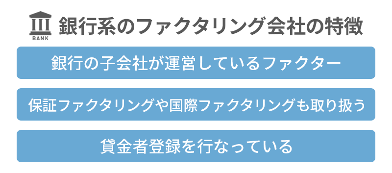 銀行系のファクタリングとは？