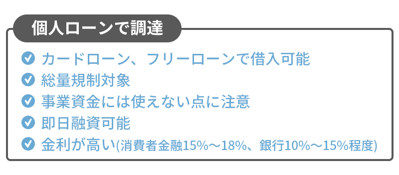 副業の必要資金を個人ローンで調達する方法